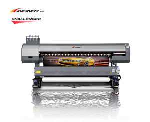 CHALLENGER FY-1800ES I2 Haute Résolution 1.8M eco solvant numérique vinyle machine d'impression Jet D'encre imprimante avec 2 pcs I3200 <span class=keywords><strong>E1</strong></span> tête - Product Image 2