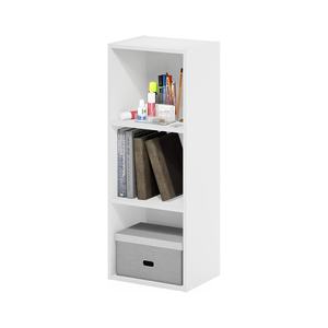 Estantería modular negra de 3 cubos para cubos de almacenamiento de tela | Sistema organizador de armario - Product Image 1