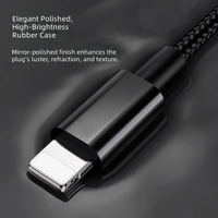 Câble d'extension tressé Type-C de 3 mètres pour une charge rapide et un transfert de données, compatible avec iPhone 11/12/13/14 et iPhone 8/X/Max