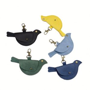 New Design Creative <b>Bag</b> <b>Charm</b> Coin Purse Pu Leather Animal Bird Keychain Pendant - Product Image 1