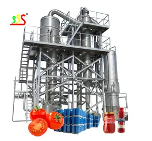 Máquina comercial para hacer pasta de tomate, línea de procesamiento, máquina pequeña para hacer pasta de tomate
