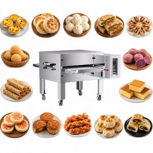Four à convoyeur durable pour quiches, pizzas, <span class=keywords><strong>burrata</strong></span> et pomodorini, machine à pâtisserie pour tourtes nigérianes à <span class=keywords><strong>la</strong></span> viande pour boulangerie - Product Image 5