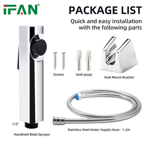 Ensemble de douche bidet IFAN ABS, durable, écologique, robinet de santé, ensemble portable, <span class=keywords><strong>kit</strong></span> d'<span class=keywords><strong>hygiène</strong></span> pour toilettes à main moderne - Product Image 2