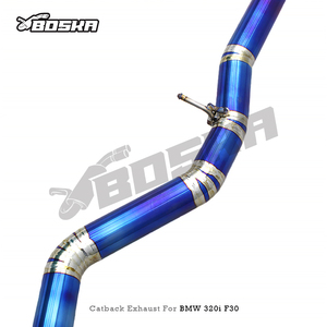 ระบบท่อไอเสีย OEM Boska Valvetronic สำหรับ BMW ซีรีส์ 3 F30 320i 328i 330i N20 B48 ท่อไทเทเนียมน้ำหนักเบา Catback Muffler - Product Image 3
