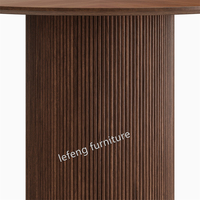 Offre Spéciale d'usine nouveau produit table basse gigogne scandinave vintage design unique table ronde en noyer pour salle à manger café