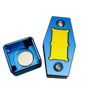 Support magnétique carré pour craie de billard, aimant puissant en métal, accessoire de billard/snooker, logo personnalisé, vente en gros, MOQ 500 pièces