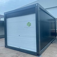 Zhongming 20 40 pieds – Maisons conteneurs de bureau préfabriquées modernes détachables, maisons mobiles en kit, garages à panneaux sandwich