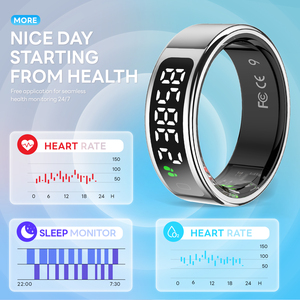 Hyperliving OEM Vòng Thông Minh Không Dây Sạc Mặc Tập Thể Dục Sức Khỏe Màn Hình Nfc Qring Ứng Dụng Vòng Thông Minh Cho Thể Thao - Product Image 3