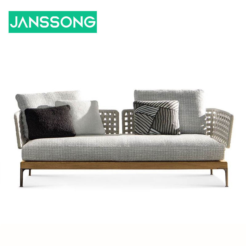 Double sofa -- Teck importé + tissu imperméable importé