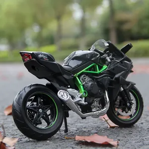 Maisto 1:12 Motocicleta Kawasaki Ninja H2 R Modelo H2r Estático De Fundición A Presión Vehículos Coleccionables Pasatiempos Juguetes De <span class=keywords><strong>Moto</strong></span> Regalos - Product Image 4