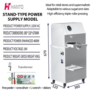 Presse à jus de canne à sucre robuste pour chariot de rue, modèle commercial Mtambo Wa <span class=keywords><strong>Miwa</strong></span>, pour zones à fort trafic, populaire au Kenya et en Tanzanie - Product Image 3