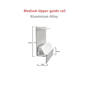 Trung Quốc Sản Xuất Hợp Kim Nhôm Đường Sắt Hướng Dẫn Phòng Lạnh Cửa Trượt Trên/Bên/Thấp Đường Sắt Phụ Kiện Cách Nhiệt Polymer - Product Image 3
