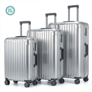 R ima शैली के सामान उच्च गुणवत्ता वाले पॉली कार्बोनेट हार्डसाइड सामान के साथ धातु बनावट खरोंच प्रतिरोधी व्यवसाय यात्रा सूटकेस - Product Image 2