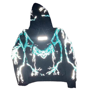 Custom Winter Heavyweight French Terry Knitted <b>Hoodie</b> Oversize <b>Thin</b> Hip Hop Casual Unisex Silk Screen Breathable Waterproof - Product Image 1