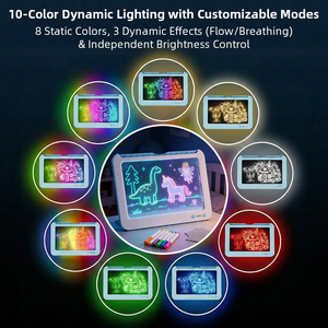 Lavagna Luminosa LED a Prezzo di <span class=keywords><strong>Fabbrica</strong></span>, Tensione 5V, Materiale Acrilico, Lavagna Cancellabile Illuminata per <span class=keywords><strong>Disegno</strong></span> Indoor - Product Image 3