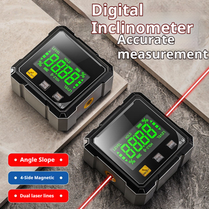 Niveau laser rouge 650 nm, affichage <span class=keywords><strong>numérique</strong></span>, <span class=keywords><strong>inclinomètre</strong></span> magnétique, jauge d'angle à 360 degrés, qualité industrielle, bricolage - Product Image 5