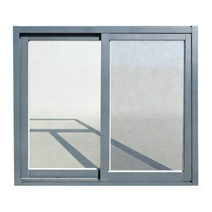 หน้าต่างบานเลื่อนอลูมิเนียมแนวนอนแบบสองชั้นพร้อมฉนวนกันความร้อน ได้รับการรับรองมาตรฐาน ISO9001/CE เหมาะสำหรับห้องนั่งเล่นในโรงแรมทันสมัย - Product Image 4
