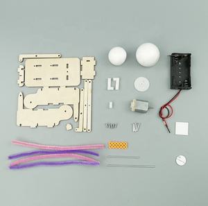 Robot de Madera y Plástico para Montar, Hecho a Mano, Tecnología DIY, Pequeño, para Experimentos Científicos en Escuelas Primarias y Secundarias, Juguete Educativo STEM para Niños - Product Image 6