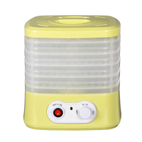 Déshydrateur Électrique Mécanique 5 Plateaux pour Fruits et Légumes Domestique, 250W, Faible Bruit, Écologique, Facile à Utiliser