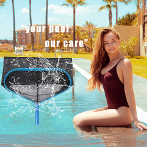 Détection de fuite d'écumoire Accessoires de piscine Râteau à feuilles Écumoire Poignée en métal Filet d'écumoire de feuilles de piscine - Product Image 6