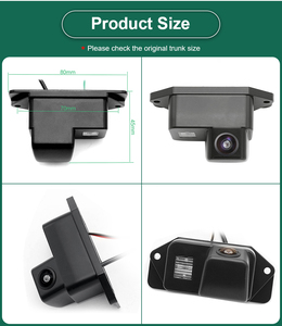 Greenyi HD AHD 1080P Xếp Máy Ảnh Cho Mitsubishi Lancer EX 2008-2015 Xe 170 Độ Fisheye Ống Kính Không Thấm Nước Xe - Product Image 3