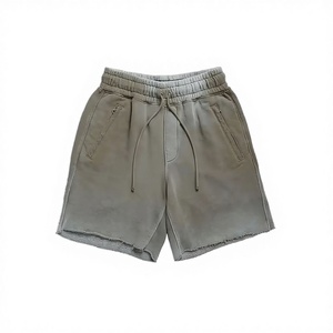Pantalones Cortos Cargo de Lona con Lavado Ácido Digital para Hombre, Transpirables, de Secado Rápido, Antiarrugas, Ecológicos, con Cintura Elástica, Estilo Casual Urbano, OEM - Product Image 3