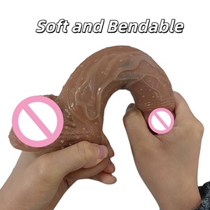天然假阳具 强力硅胶吸盘 逼真大号假阳具 女性自慰用 女性性玩具 - Product Image 4