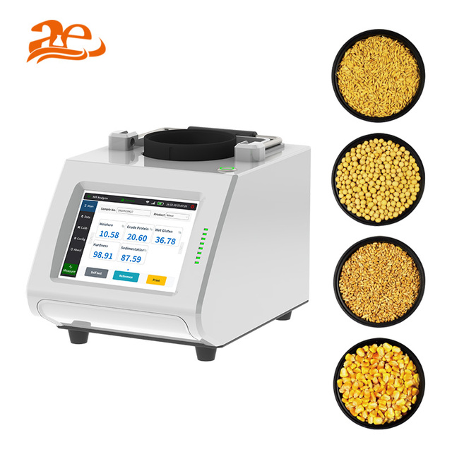 AELAB Automatic Electronic Portable NIR Grain Analyzer InGaAs Spectrometer for Protein Moisture Fat Testing Wheat Corn Feed