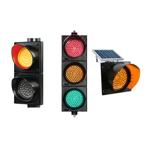 portable traffic signal light and controller 300mm dia led pedestrian solar led traffic light on sale