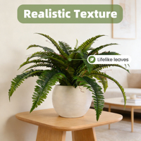 Plantes en pot artificielles miniatures faites à la main en forme d'herbe persane, style bohème, en plastique imperméable, résistant aux UV, écologiques, pour Noël