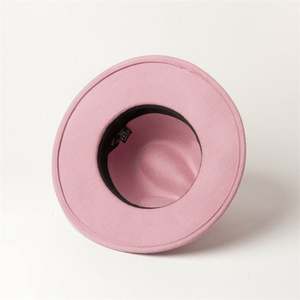 Sombrero Fedora de Lana Unisex X1255 Multicolor, Estilo Jazz, con Decoración de Tela de Lana Delicada para Uso en Exteriores - Product Image 5