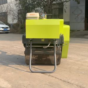 เครื่องสั่นขนาดเล็ก330กก. 550กก. รถบดถนนลูกกลิ้งยางมะตอยแบบมือถือ - Product Image 5