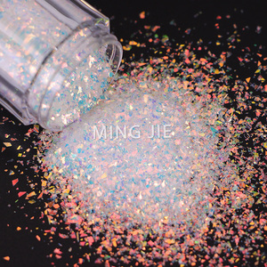Lentejuelas Brillantes Iridiscentes <span class=keywords><strong>OGF</strong></span> Mermaid Glitters para Manicura, Manualidades con Resina, Vasos, Decoración Navideña, Lentejuelas de Ópalo - Product Image 3