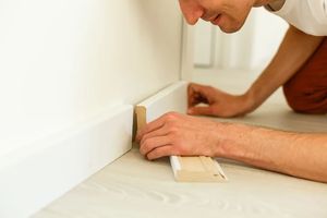 Phổ biến Trắng primed MDF tường góc góc đúc Ốp chân tường khuôn với các loại khác nhau Ốp chân tường ván chân tường - Product Image 6