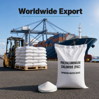 Chlorure de polyaluminium de qualité potable, poudre blanche PAC 30% Coagulant d'alumine