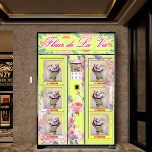 Máquina Expendedora de flores con logotipo personalizado de 9 celosías con función de refrigeración para regalar - Product Image 4