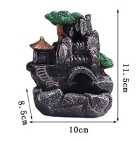 Tempat dupa Arab Resin 10*11.5cm tempat stik dupa Lavender aroma melati kerucut kayu gaharu