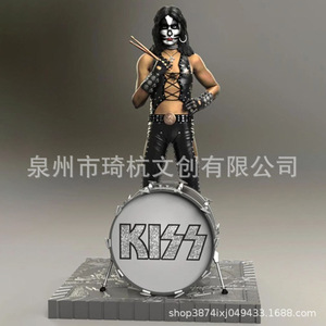 Figuras de la Banda de Rock Kiss, Set Coleccionable de Resina, 8x8x15cm, Multipeza, Decoración para el Hogar, Regalo - Product Image 3