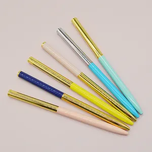 الجملة ضئيلة الذهب اللون حسن المظهر الكربون قلم بسن بلية الشركة قلم حبر جاف للحصول على البند الترويجية