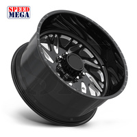 Ruedas Speedmega Deep Dish Forged Monoblock Super Single Deep Concave, Pulido Espejo Brillante, Mecanizadas por CNC, Personalizables para Camionetas, 20 Pulgadas