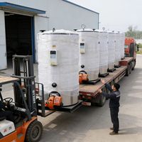 Chaudière à eau chaude industrielle verticale basse entièrement automatique à gaz naturel/GPL/diesel de 300 000 Kcal, fabriquée en Chine par Zhongxin