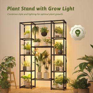 Expositor de flores y plantas colgante para interiores, personalizado y transfronterizo, soporte de metal simple multifuncional para suelo. - Product Image 2