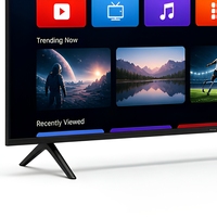 TV Pintar Android 4K 60Hz LED HDTV 32-85 Inci Ukuran Kustom /WiFi untuk Hiburan Hotel