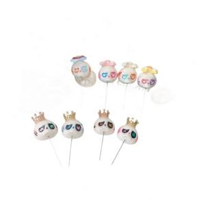 Pinces à cheveux pour poupées V1 V2 <span class=keywords><strong>V3</strong></span> de 17 cm, couronne et nœud en résine, accessoires pour cheveux de poupée de 17 cm, coiffure, thème Halloween - Product Image 4