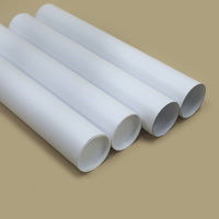 Weiß braun Kraft papier Verpackung Malerei Poster Karton Zylinder Versand karton Röhren Verpackung mit Kappen