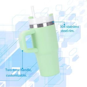 Venta caliente 14 oz vaso de acero inoxidable práctica <span class=keywords><strong>taza</strong></span> de café de doble pared con tapa de empuñadura de diseño deportivo para sublimación - Product Image 5