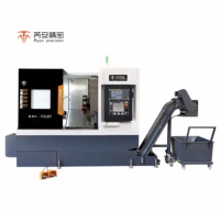 Centre d'usinage CNC robuste à 4 axes avec lit étendu, tour CNC haute précision, contrôleur Fanuc HMS-750LMY