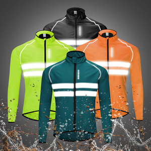 Chaquetas reflectantes resistentes al agua para ciclismo de montaña, rompevientos ultraligeros, OEM - Product Image 3