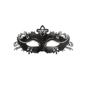 Masquerade Mask Mardi Gras maschere veneziane per Halloween Masquerade Ball Party Style Anime Fox Cosplay Half Face Cat Mask