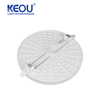 Downlight LED moderne 18W Home Office Spot encastré Chambre à coucher Éclairage 3000K 4000K 6500K Températures de couleur Style d'installation intégré